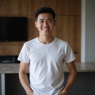 Rizky Pratama, a man who improved his digestion and gut health.